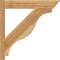 Ekena Millwork Funston Rough Sawn Traditional Outlooker, Western Red Cedar, 6"W x 30"D x 30"H OUT06X30X30FST01RWR - alternate 3